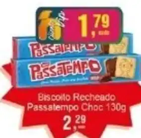 Negreiros Biscoito Recheado Passatempo Choc oferta