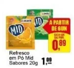 Negreiros Refresco em Pó Mid Sabores oferta