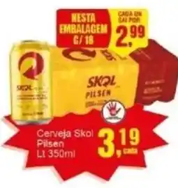 Negreiros Cerveja Skol Pilsen Lt oferta
