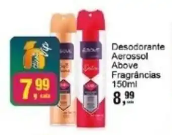 Negreiros Desodorante Aerossol Above Fragrâncias oferta