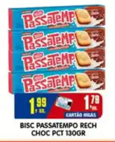 Higa's Supermercado Bisc passatempo rech choc pct oferta