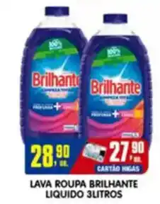 Higa's Supermercado Lava roupa brilhante liquido oferta