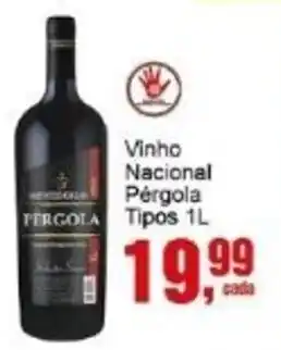 Negreiros Vinho Nacional Pérgola Tipos oferta