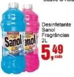 Negreiros Desinfetante Sanol Fragrâncias oferta