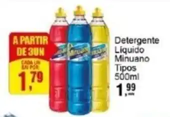 Negreiros Detergente Liquido Minuano Tipos oferta