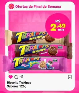 Comercial Esperança Biscoito Trakinas Sabores oferta