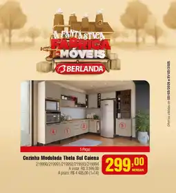 Berlanda Cozinha Modulada Thela Sul Caiena oferta