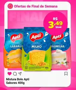 Comercial Esperança Mistura Bolo Apti Sabores 400g oferta