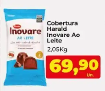 Higa Atacado Cobertura Harald Inovare Ao Leite oferta