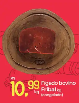 Cometa Supermercados Fígado bovino Fribal (congelado) oferta