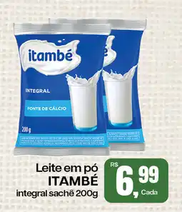 Cometa Supermercados Leite em pó ITAMBÉ integral sachê oferta