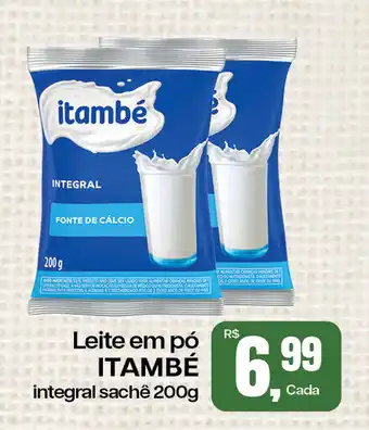 Cometa Supermercados Leite em pó ITAMBÉ integral sachê oferta