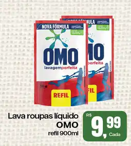 Cometa Supermercados Lava roupas líquido OMO refil oferta