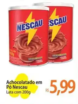 Atacadão Achocolatado em Pó Nescau Lata com oferta