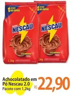 Atacadão Achocolatado em Pó Nescau 2.0 Pacote oferta