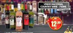 Serrano Supermercado Vinho nacional country wine oferta