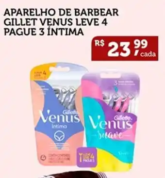 CenterBox Aparelho de barbear gillet venus leve 4 pague 3 íntima oferta