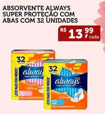 CenterBox Absorvente always super proteção oferta