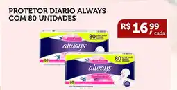 CenterBox Protetor diario always oferta