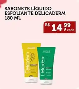 CenterBox Sabonete líquido esfoliante delicaderm oferta