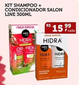 CenterBox Kit shampoo + condicionador salon line oferta