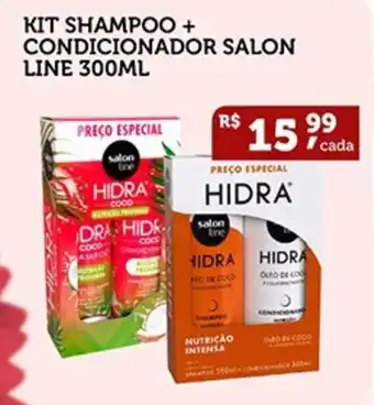 CenterBox Kit shampoo + condicionador salon line oferta