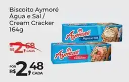 Super Luna Biscoito Aymoré Água e Sal/ Cream Cracker oferta