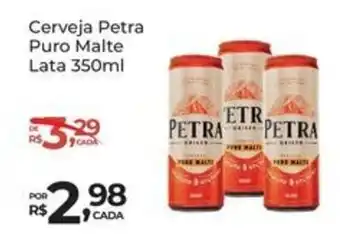 Super Luna Cerveja Petra Puro Malte Lata oferta