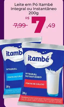 Unicompra Leite em Pó Itambé Integral ou Instantâneo oferta