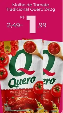 Unicompra Molho de Tomate Tradicional Quero oferta