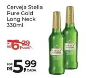 Super Luna Cerveja Stella Pure Gold Long Neck oferta