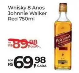 Super Luna Whisky 8 Anos Johnnie Walker Red oferta