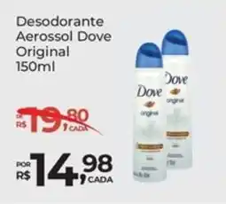 Super Luna Desodorante Aerossol Dove Original oferta