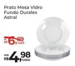 Super Luna Prato Mesa Vidro Fundo Duralex Astral oferta