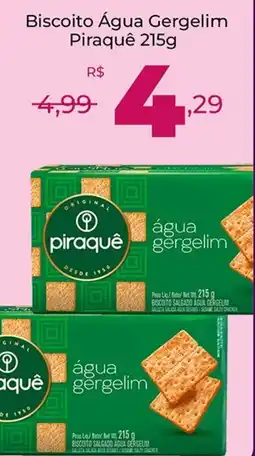 Unicompra Biscoito Água Gergelim Piraquê oferta