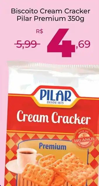 Unicompra Biscoito Cream Cracker Pilar Premium oferta