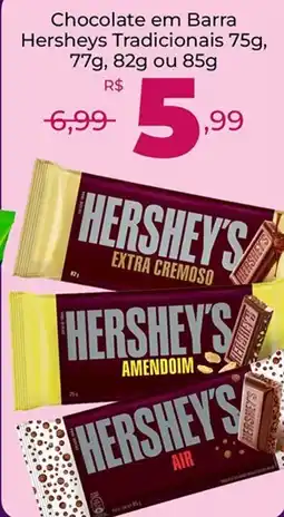 Unicompra Chocolate em Barra Hersheys Tradicionais oferta