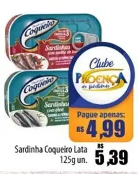 Proença Supermercados Sardinha Coqueiro Lata oferta