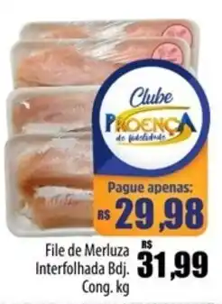 Proença Supermercados File de Merluza Interfolhada Bdj. Cong. oferta