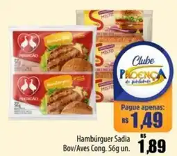 Proença Supermercados Hambúrguer Sadia Bov/Aves Cong. oferta