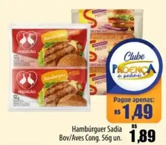 Proença Supermercados Hambúrguer Sadia Bov/Aves Cong. oferta