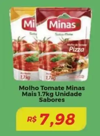 Mart Minas Molho Tomate Minas Mais Unidade Sabores oferta