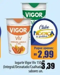 Proença Supermercados logurte Vigor Viv oferta