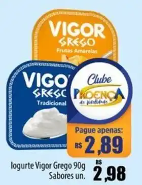 Proença Supermercados logurte Vigor Grego oferta