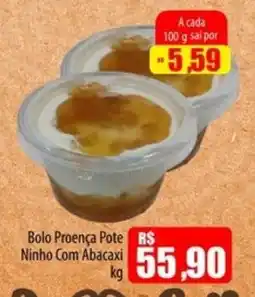 Proença Supermercados Bolo Proença Pote Ninho Com Abacaxi oferta