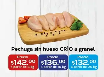 Super Aki Pechuga sin hueso CRÍO a granel oferta