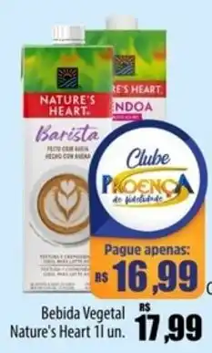 Proença Supermercados Bebida Vegetal Nature's Heart oferta