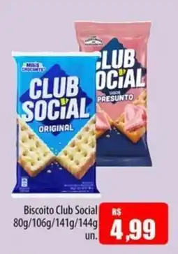 Proença Supermercados Biscoito Club Social oferta