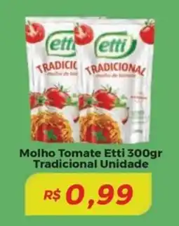 Mart Minas Molho Tomate Etti Tradicional Unidade oferta