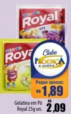 Proença Supermercados Gelatina em Pó Royal oferta